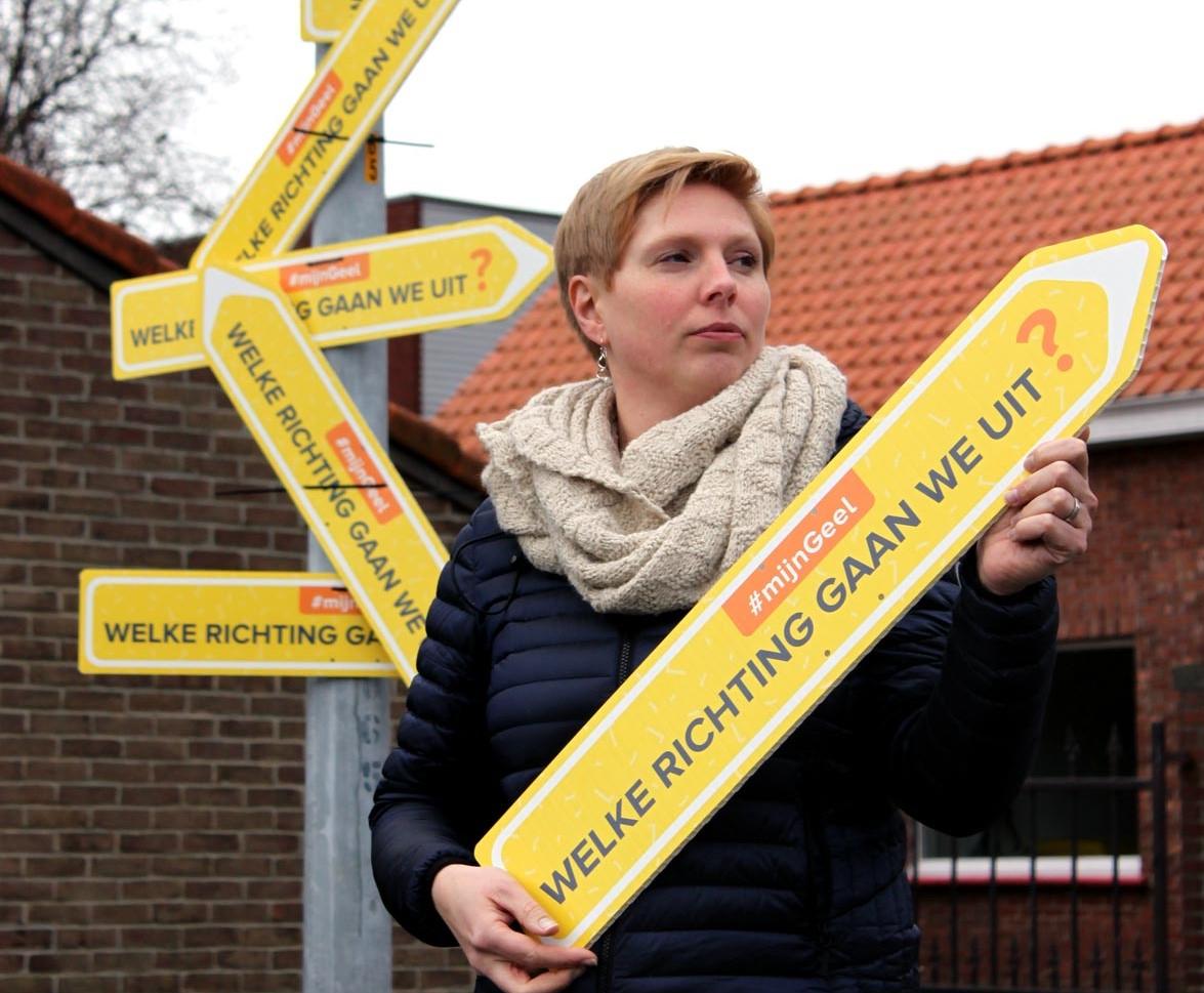 stad Geel beleidsplan ruimte pijlen aroma communicatie