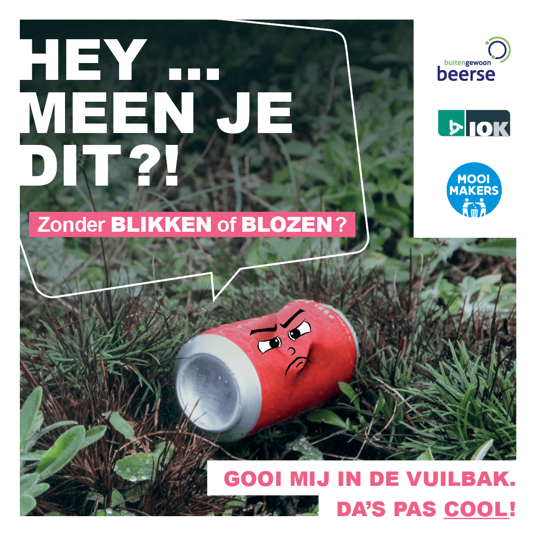 campagnebeeld blik sensibilisering zwerfvuil