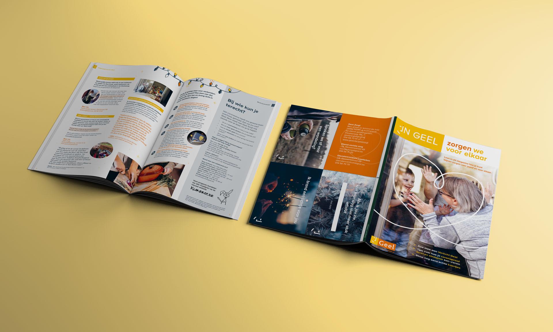 stad Geel magazine verbondenheid open en cover aroma communicatie